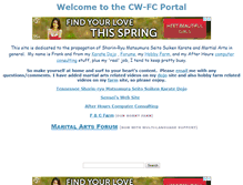 Tablet Screenshot of cw-fc.com